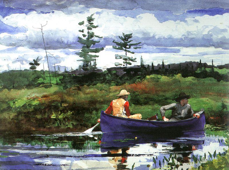 Winslow Homer The Blue Boat oil painting image